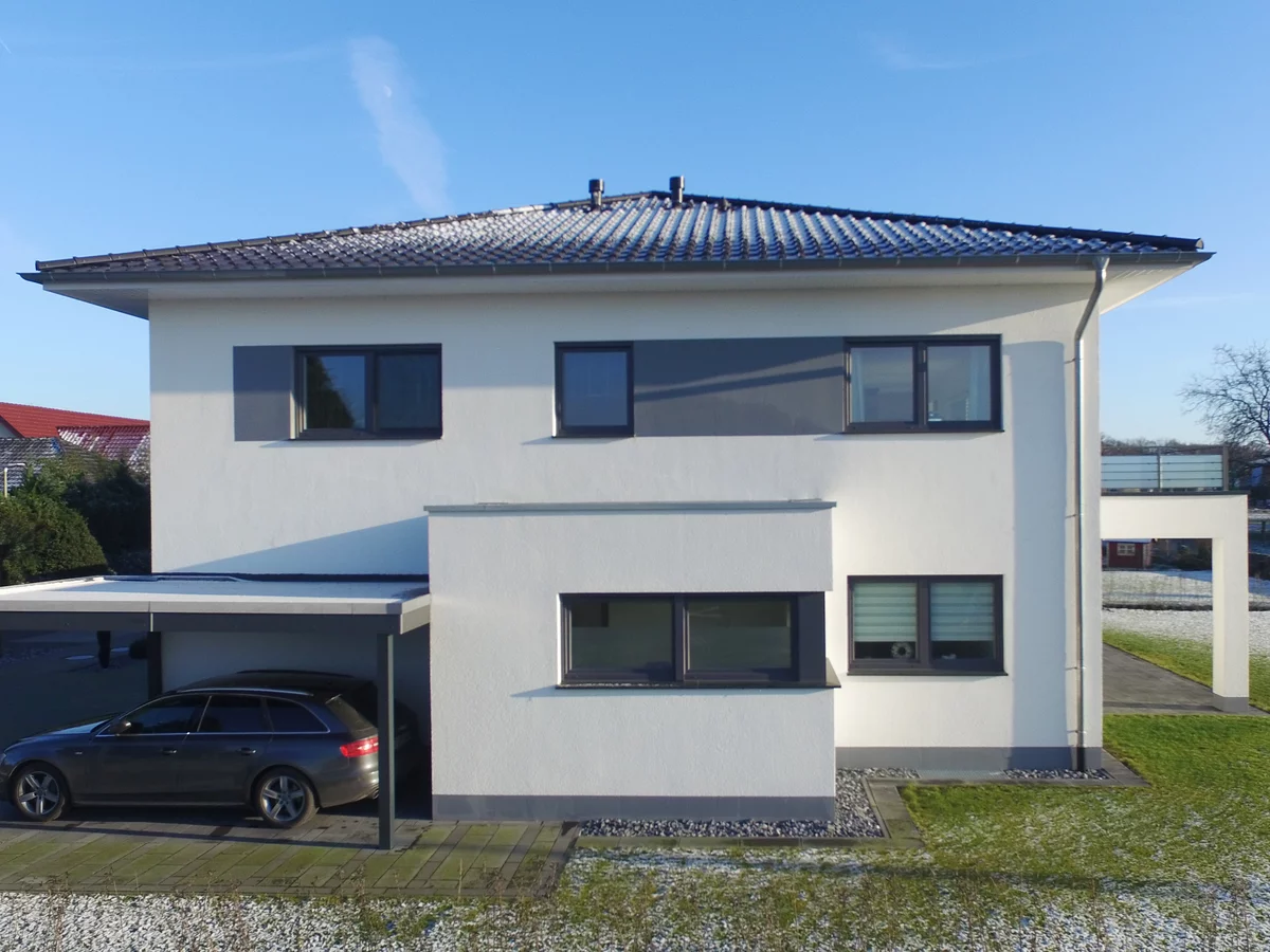 Zweifamilienhaus in Rietberg, Stadtvilla, Putz