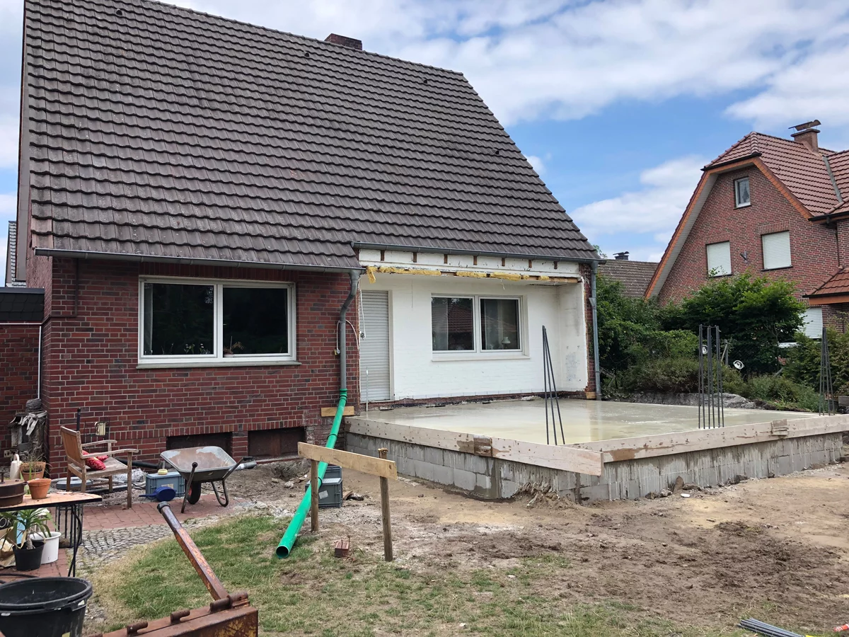 Altbausanierung eines Einfamilienhauses von 1960