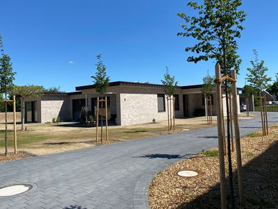 Einfamilienhaus in Gütersloh, Bungalow, Klinker, Flachdach