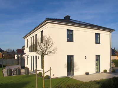 Einfamilienhaus in Rietberg, Hanseatische Stadtvilla, Putzfassade